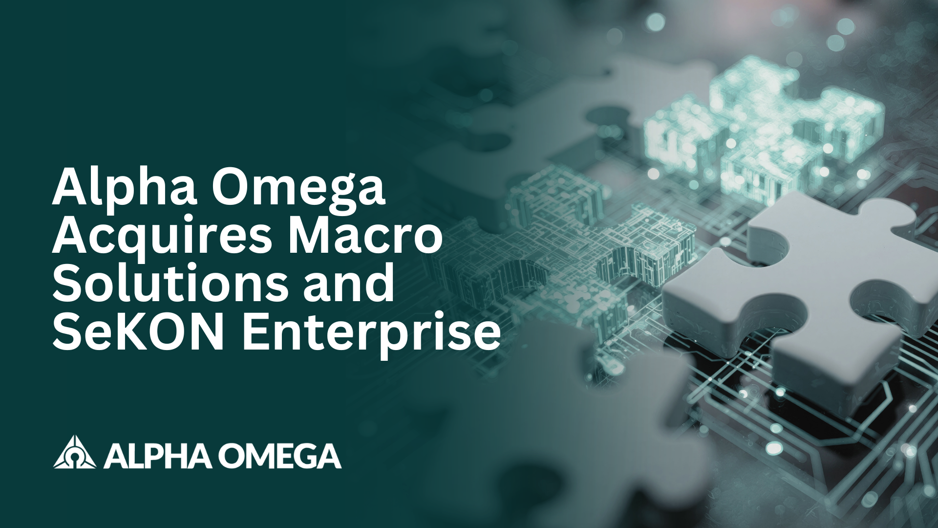 Alpha Omega Acquires Macro Solutions, LLC and SeKON, LLC