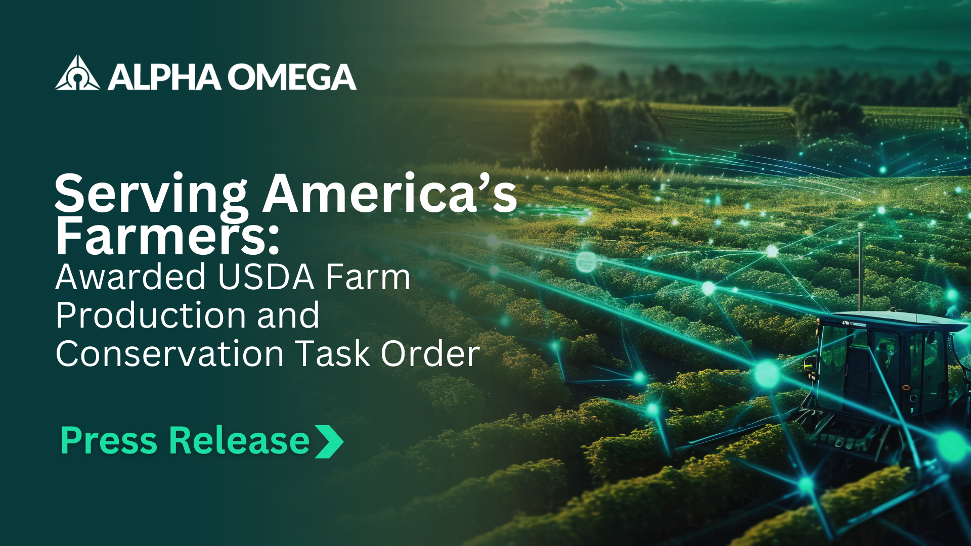 Alpha Omega Awarded USDA Farm Production and Conservation Task Order