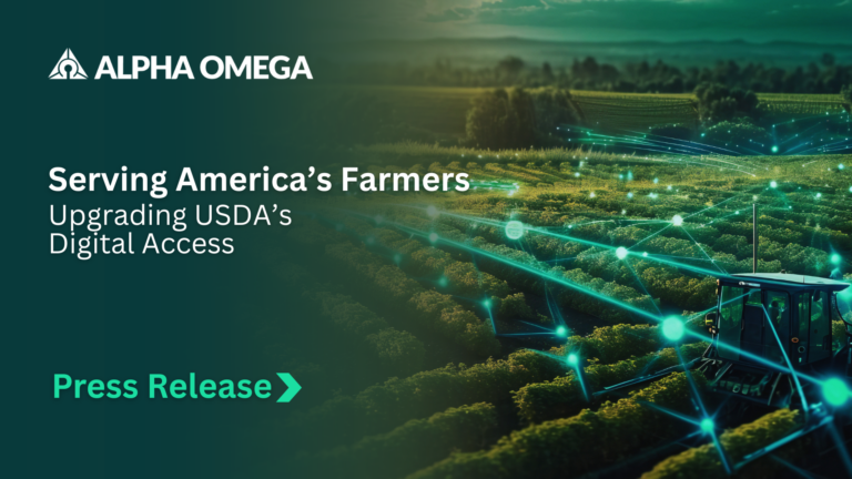 Alpha Omega Awarded USDA Farm Production and Conservation Task Order